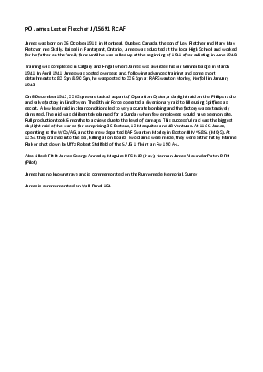A preview of a PDF biography for Fletcher, James Lester